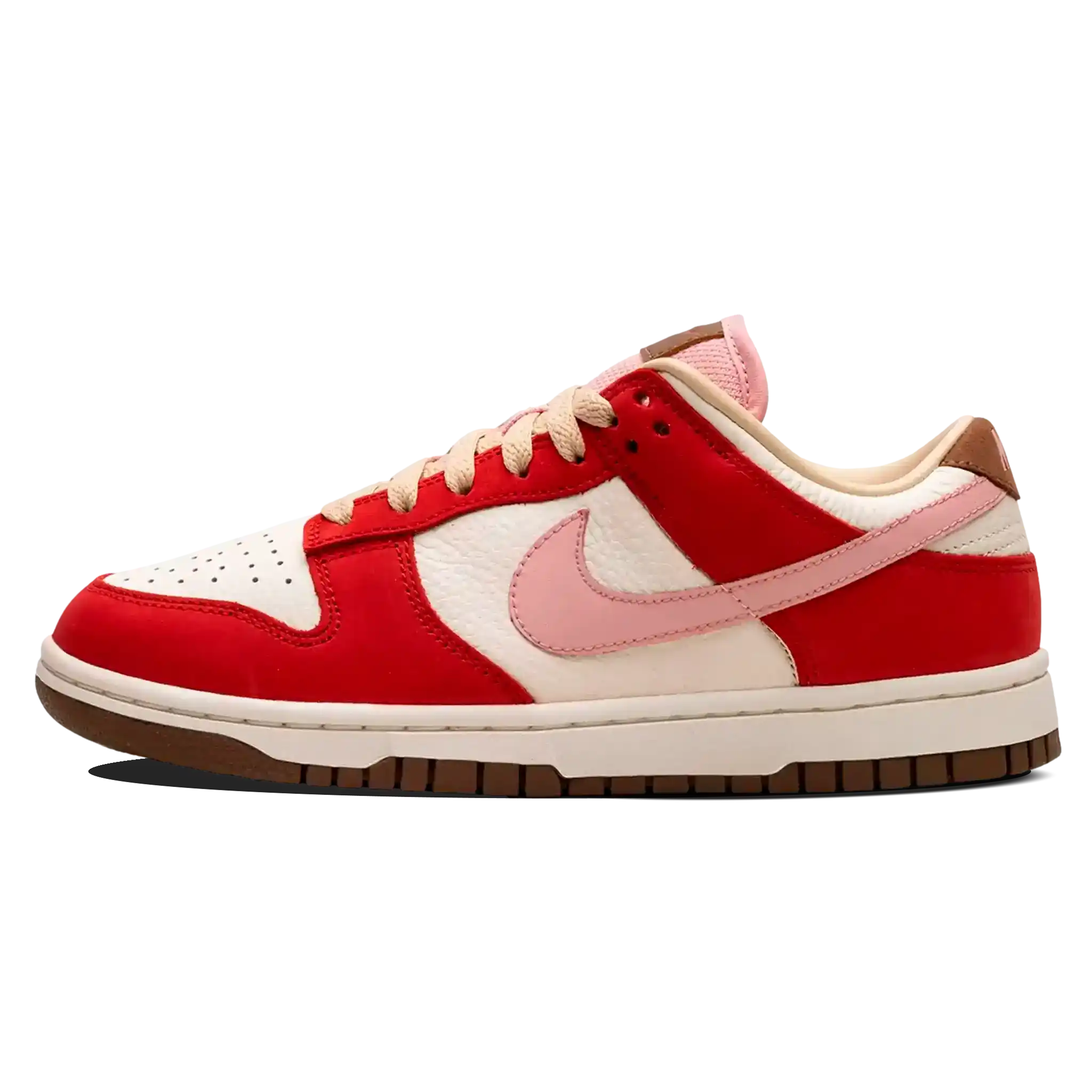 Tênis Nike Dunk Low "Bacon" Vermelho / Rosa