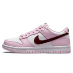 Tênis Nike Dunk Low "Pink Red Foam White" Rosa