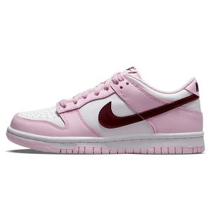 Tênis Nike Dunk Low "Pink Red Foam White" Rosa