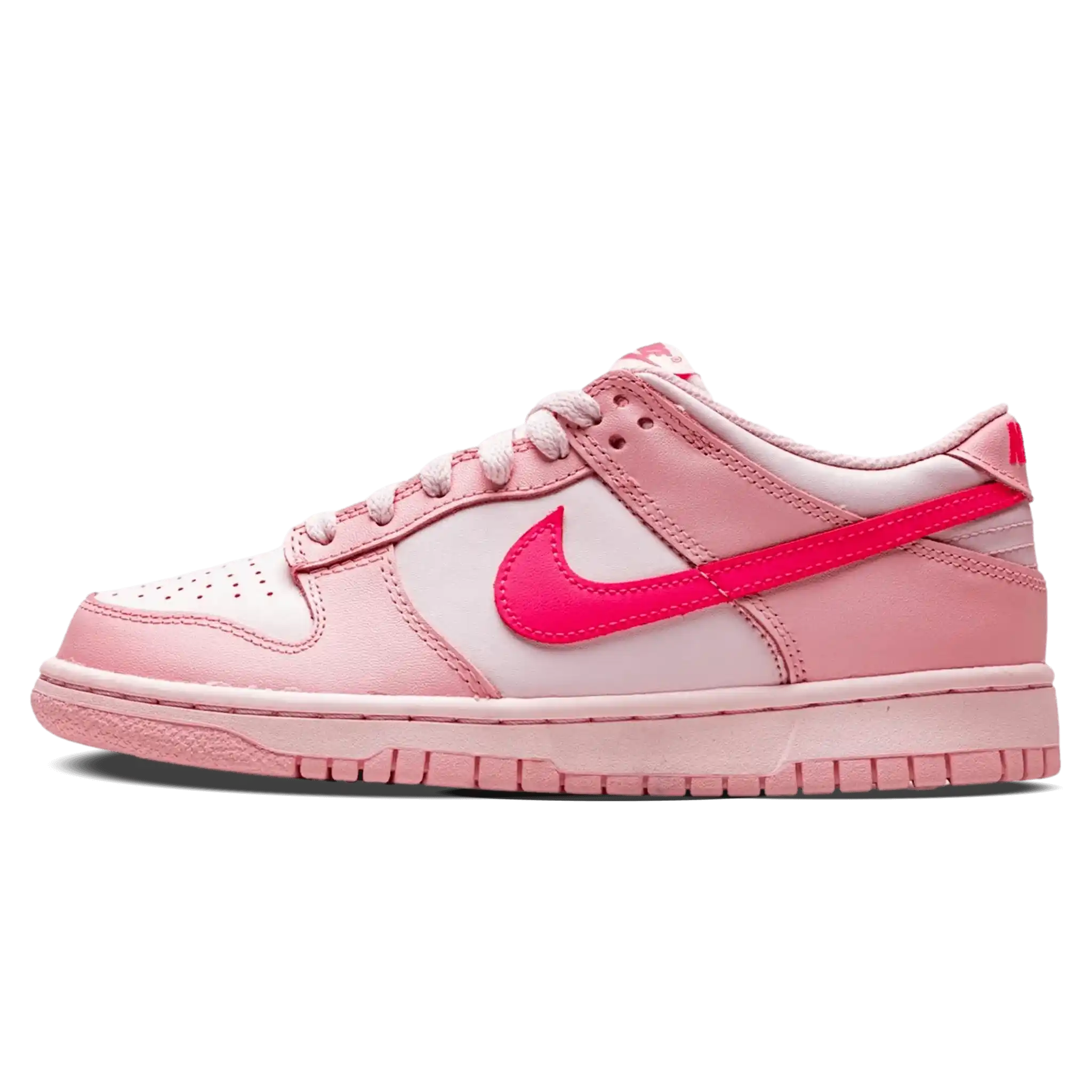 Tênis Nike Dunk Low "Triple Pink" Rosa