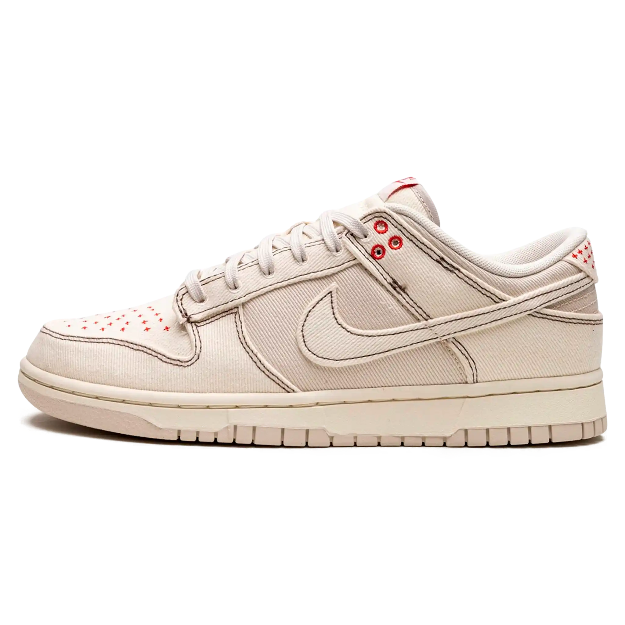 Tênis Nike Dunk Low "Light Orewood Brown Sashiko" Branco
