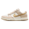 Tênis Nike Dunk Low "Metallic Gold" Dourado