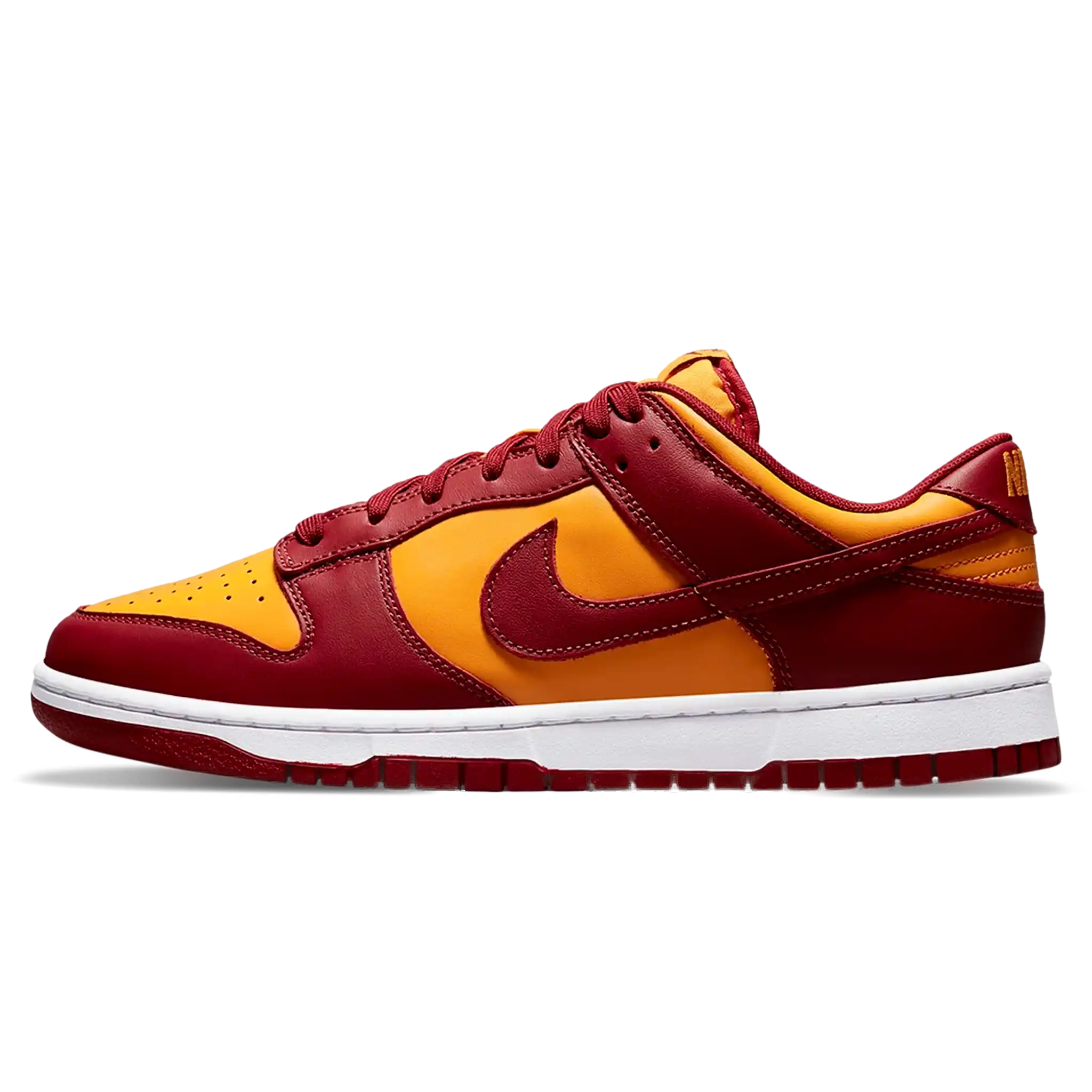 Tênis Nike Dunk Low "Championship Gold" Vermelho / Amarelo