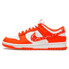 Tênis Nike Dunk Low "Orange Paisley" Laranja / Branco