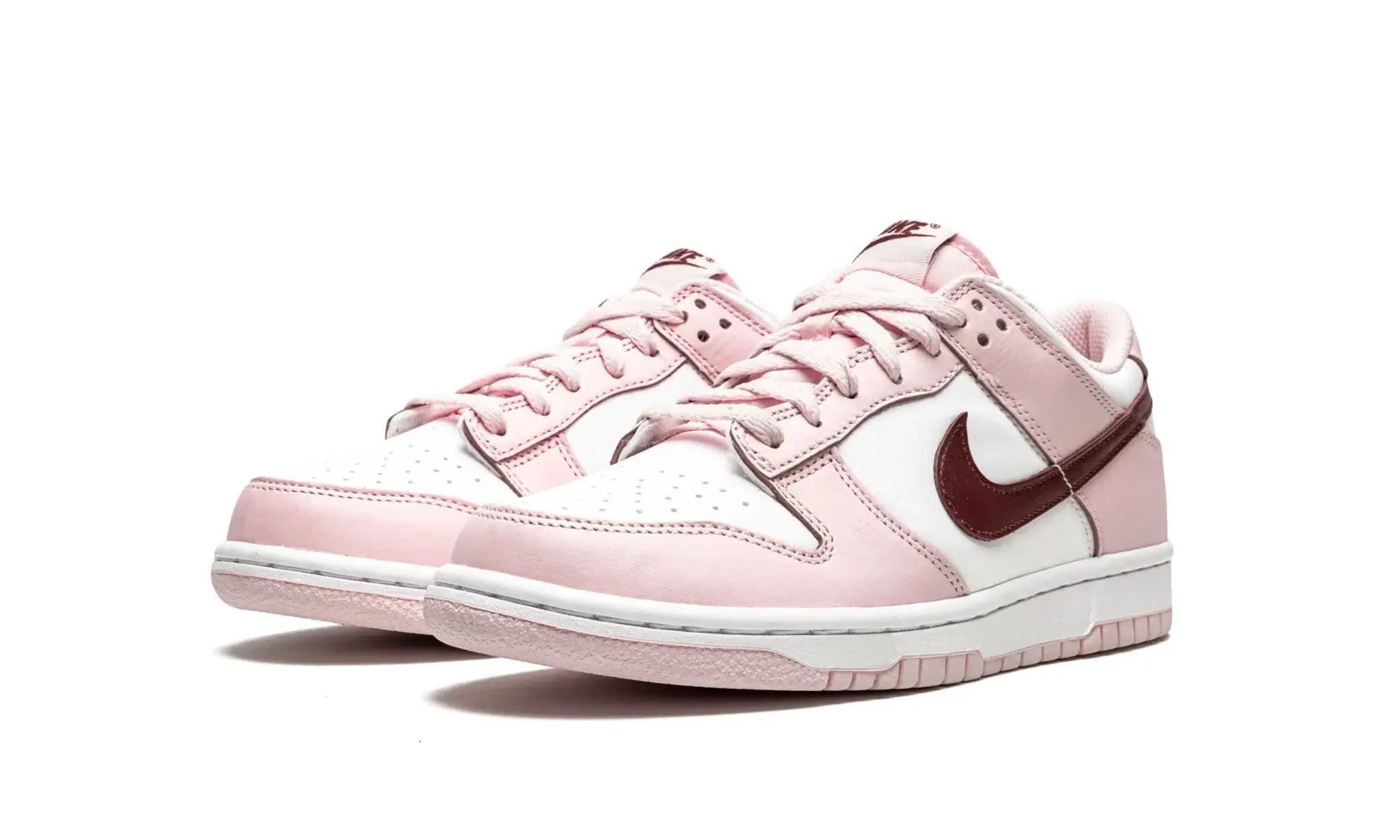 Tênis Nike Dunk Low "Pink Red Foam White" Rosa