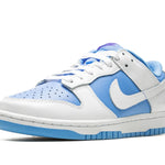 Tênis Nike Dunk Low "Reverse University Blue" Branco / Azul