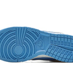 Tênis Nike Dunk Low "Reverse University Blue" Branco / Azul