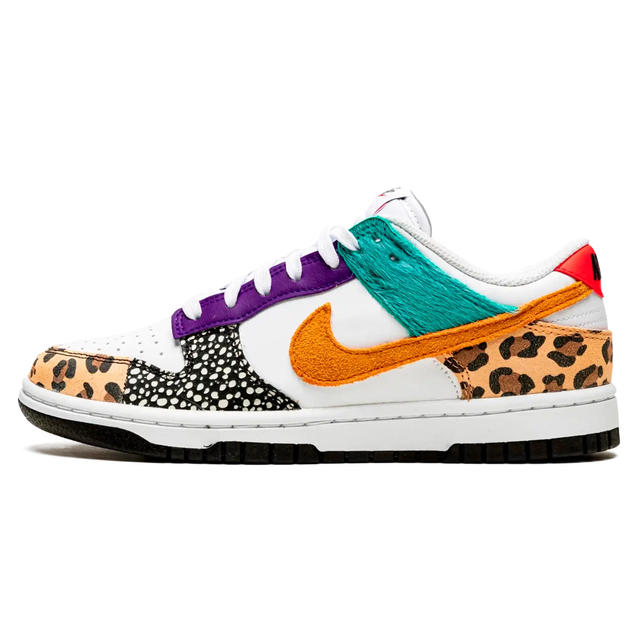 Tênis Nike Dunk Low "Animal Print" Colorido