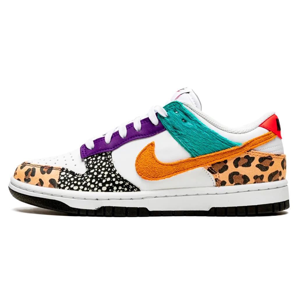 Tênis Nike Dunk Low "Animal Print" Colorido