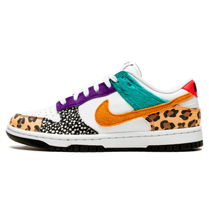 Tênis Nike Dunk Low "Animal Print" Colorido