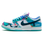 Tênis Nike Dunk Low SB x Futura "Bleached Aqua" Azul