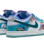 Tênis Nike Dunk Low SB x Futura "Bleached Aqua" Azul