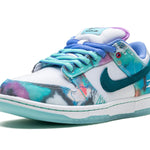 Tênis Nike Dunk Low SB x Futura "Bleached Aqua" Azul