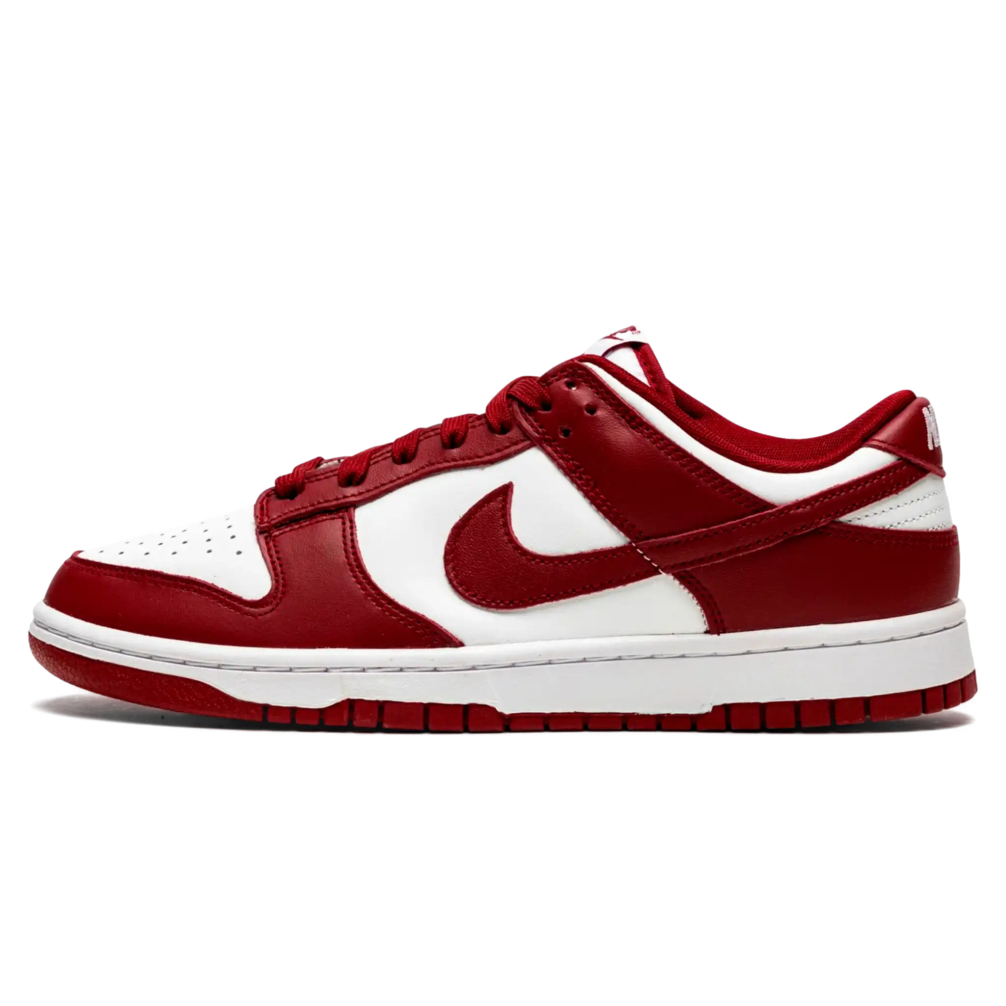 Tênis Nike Dunk Low "Team Red" Bordô