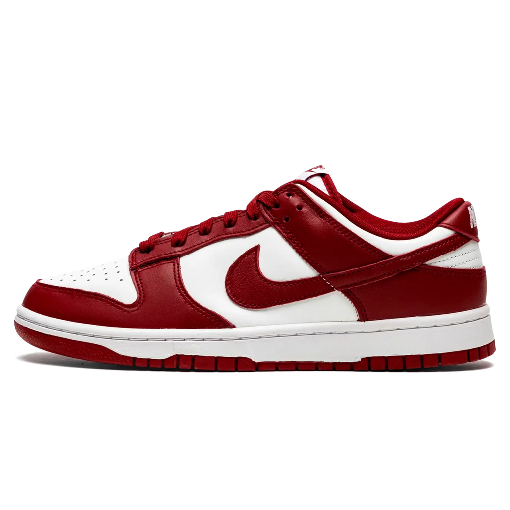 Tênis Nike Dunk Low "Team Red" Bordô
