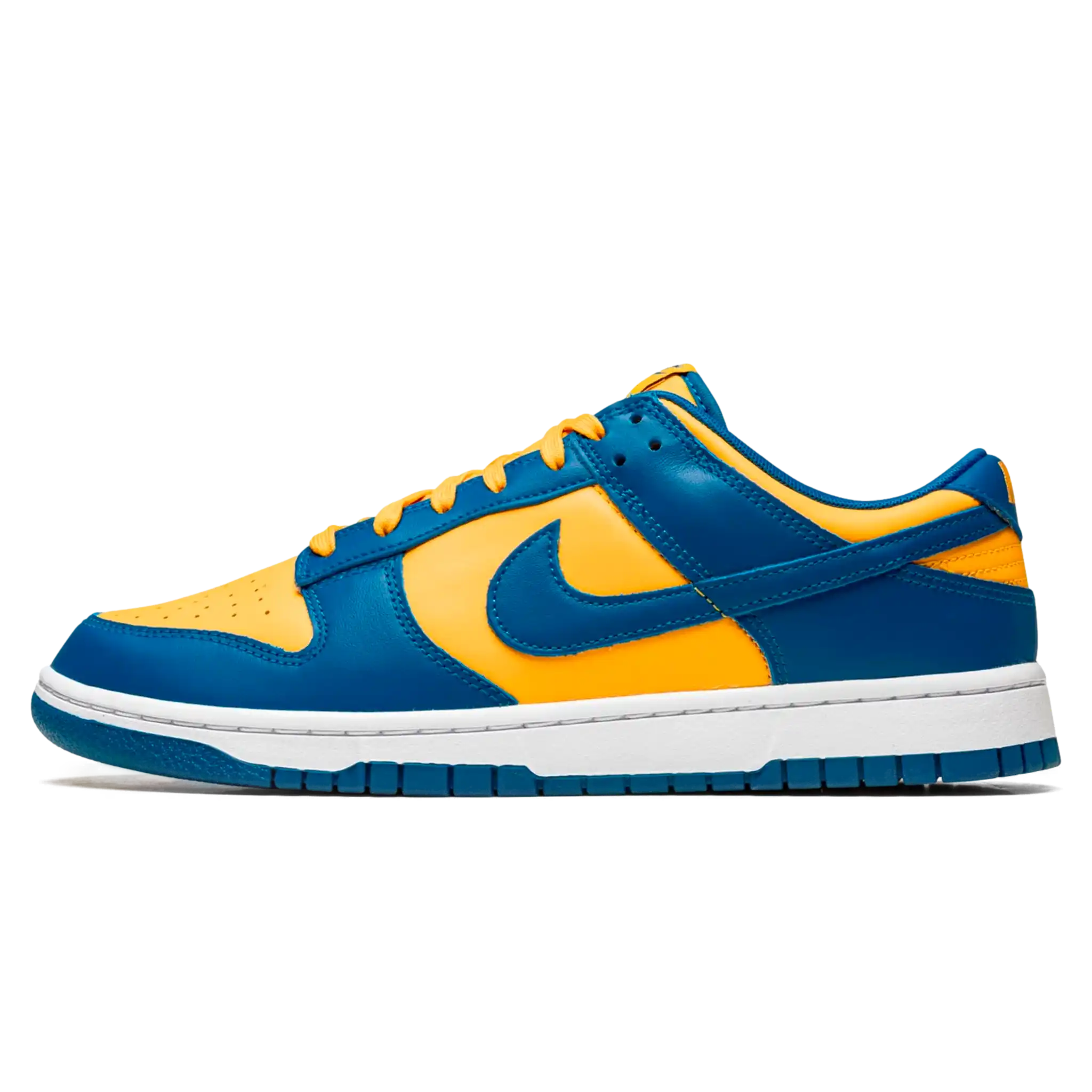 Tênis Nike Dunk Low "UCLA" Azul / Amarelo