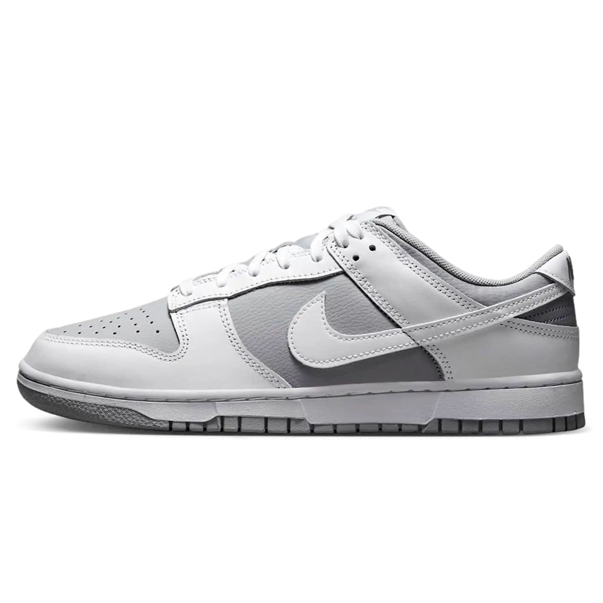 Tênis Nike Dunk Low "White Grey" Branco / Cinza
