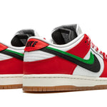 Tênis Nike Dunk Low x Frame "Habib" Vermelho / Branco