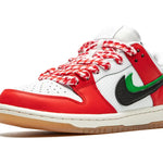Tênis Nike Dunk Low x Frame "Habib" Vermelho / Branco