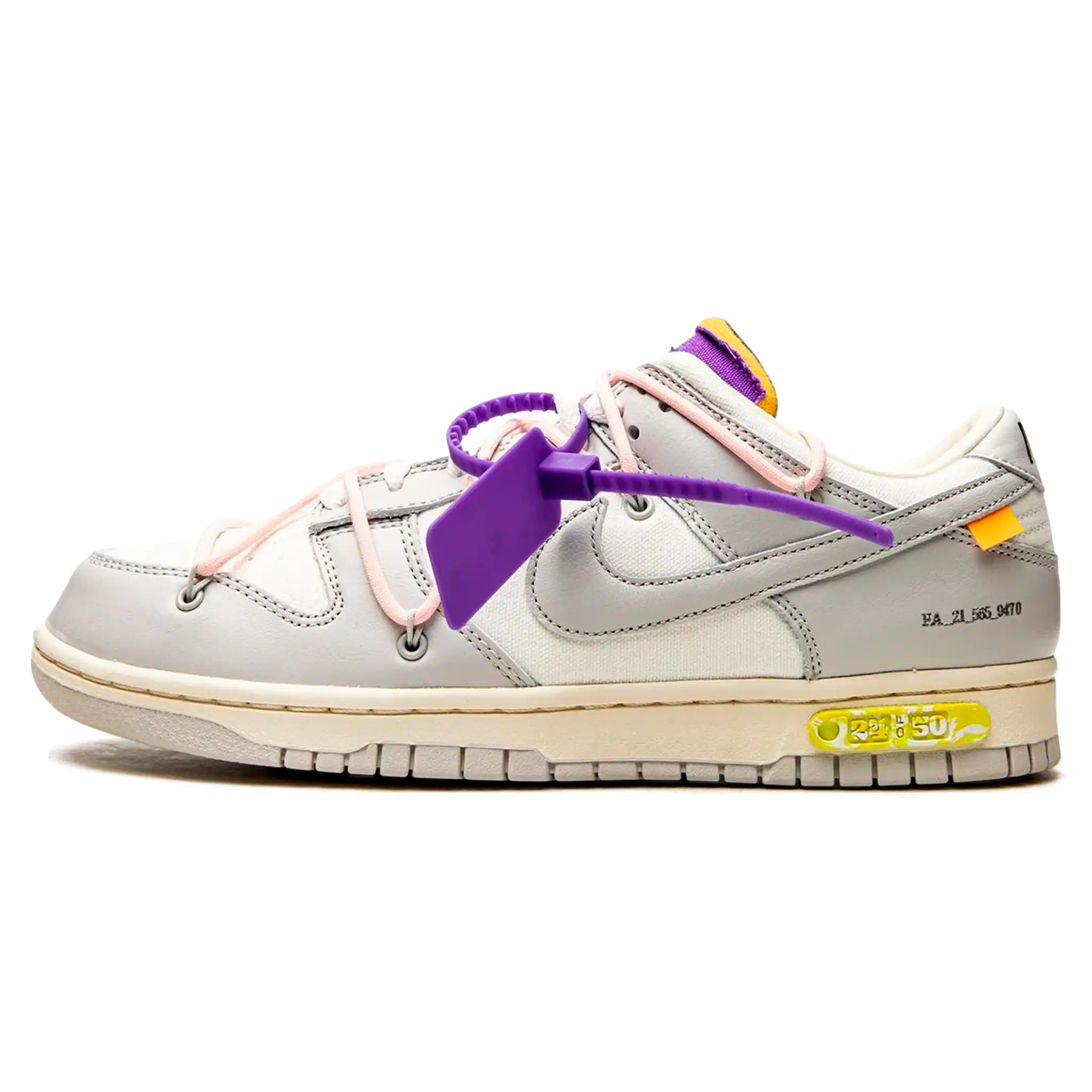 Tênis Nike Dunk Low x Off-White "Lot 24"