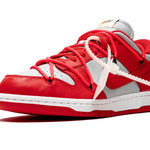 Tênis Nike Dunk Low x Off-White "University Red" Vermelho