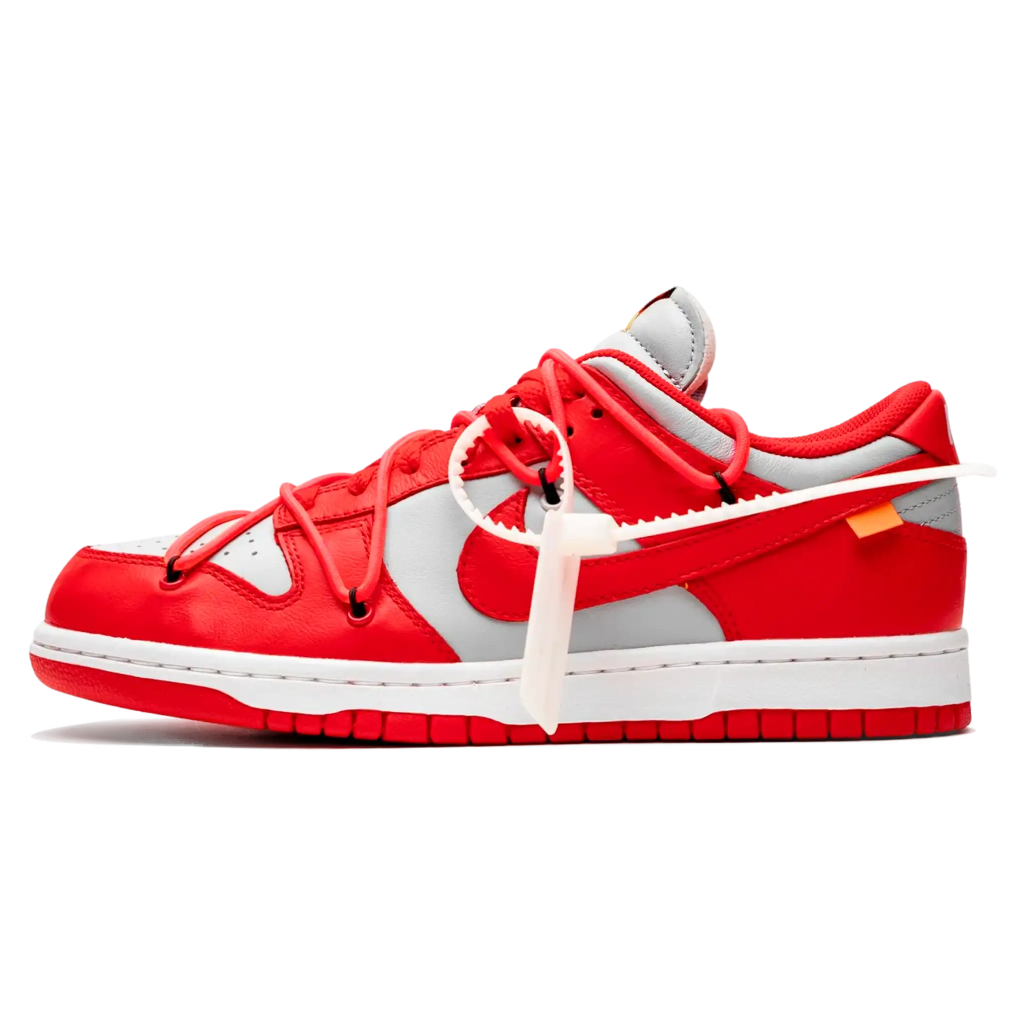 Tênis Nike Dunk Low x Off-White "University Red" Vermelho