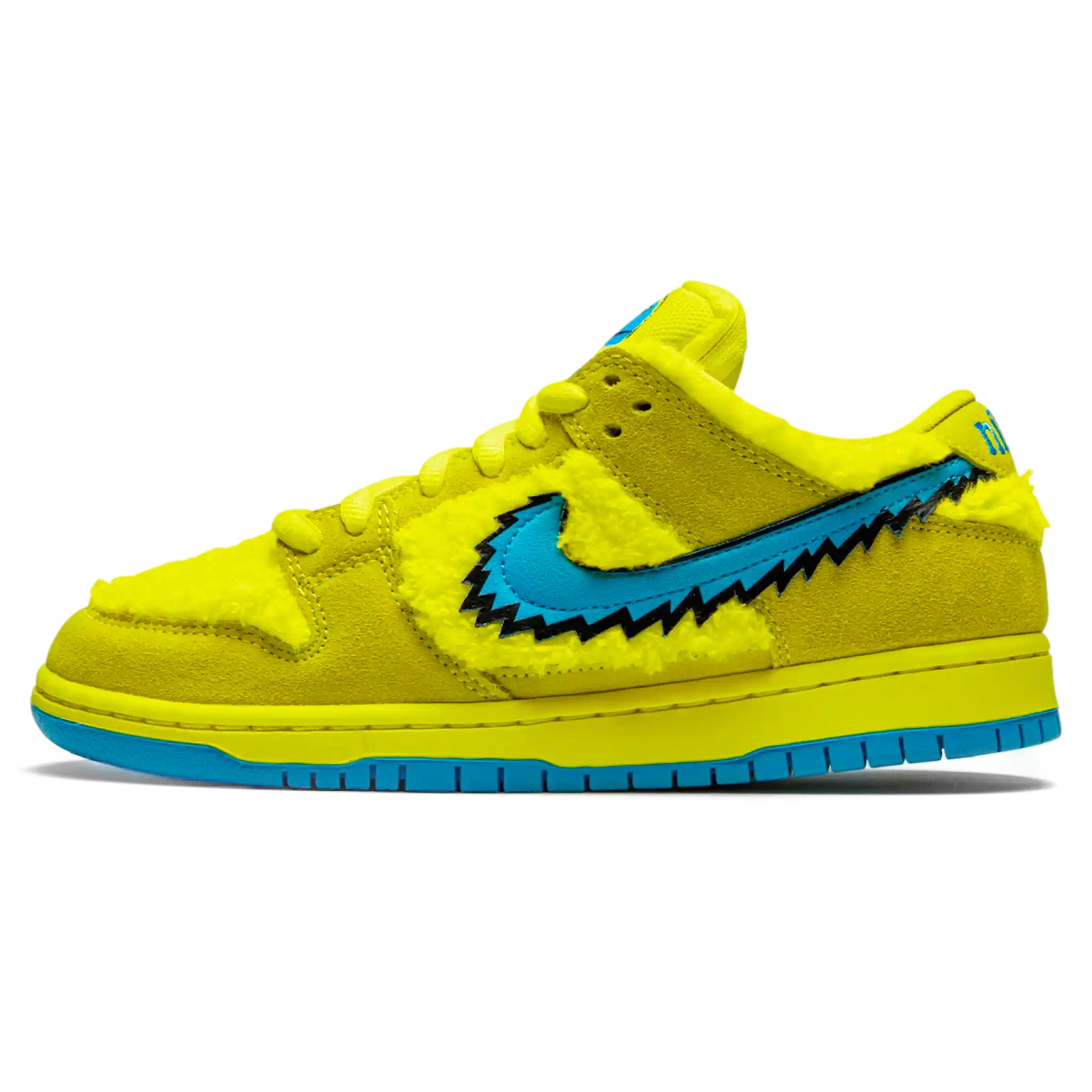 Tênis Nike Dunk Low SB x Grateful Dead "Yellow Bear" Amarelo