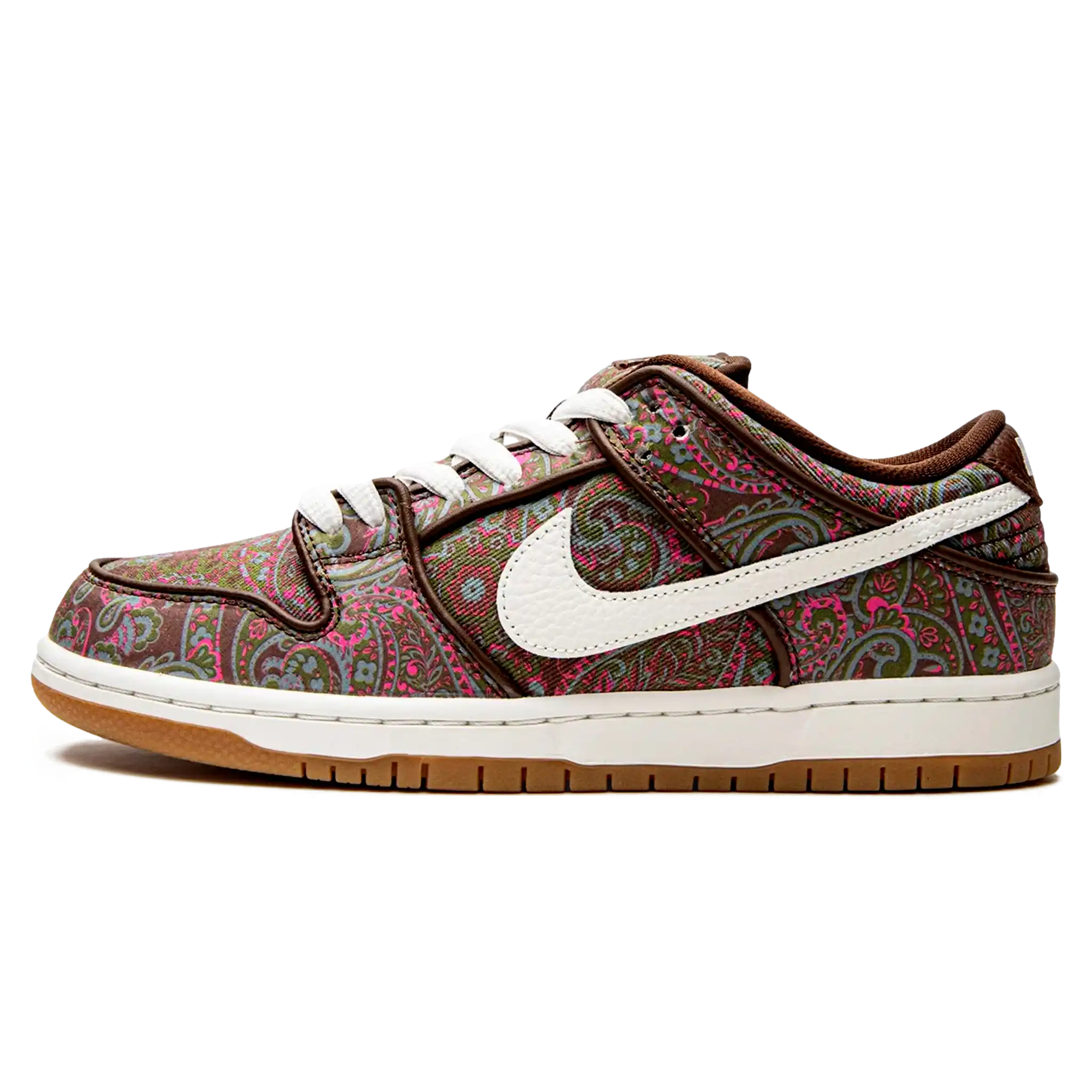 Tênis Nike Dunk Low SB "Paisley Brown" Marrom