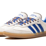 Tênis Adidas Samba x Wales Bonner "Wonder Clay Royal Blue" Creme / Azul