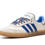 Tênis Adidas Samba x Wales Bonner "Wonder Clay Royal Blue" Creme / Azul
